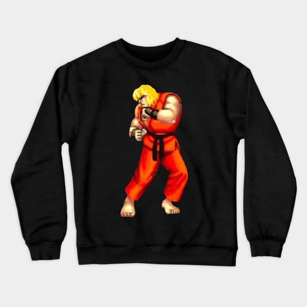 Street Fighter - Ken Crewneck Sweatshirt by Xanderlee7